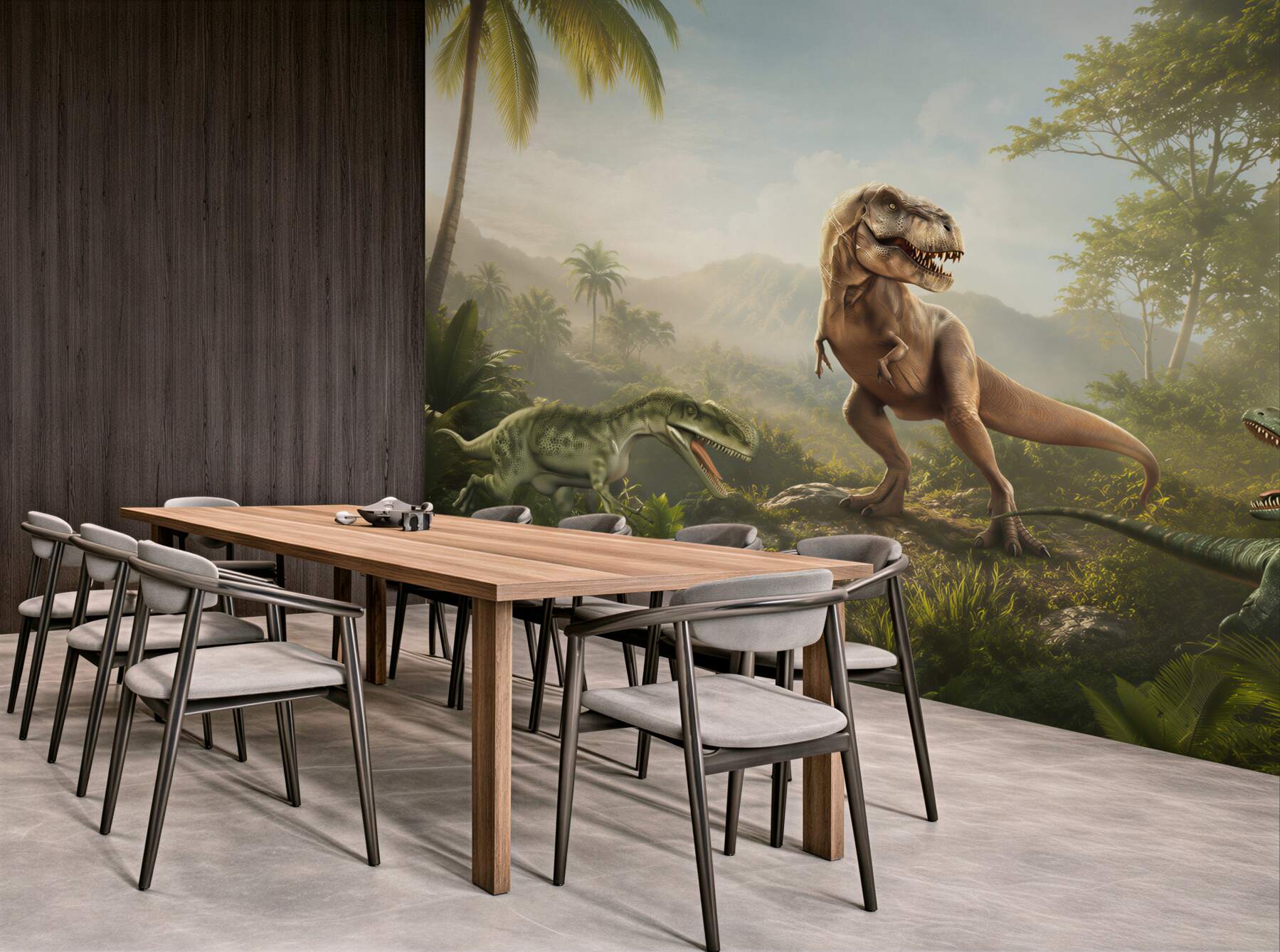 Fototapeta okres dinozaurów w strefie tropikalnej