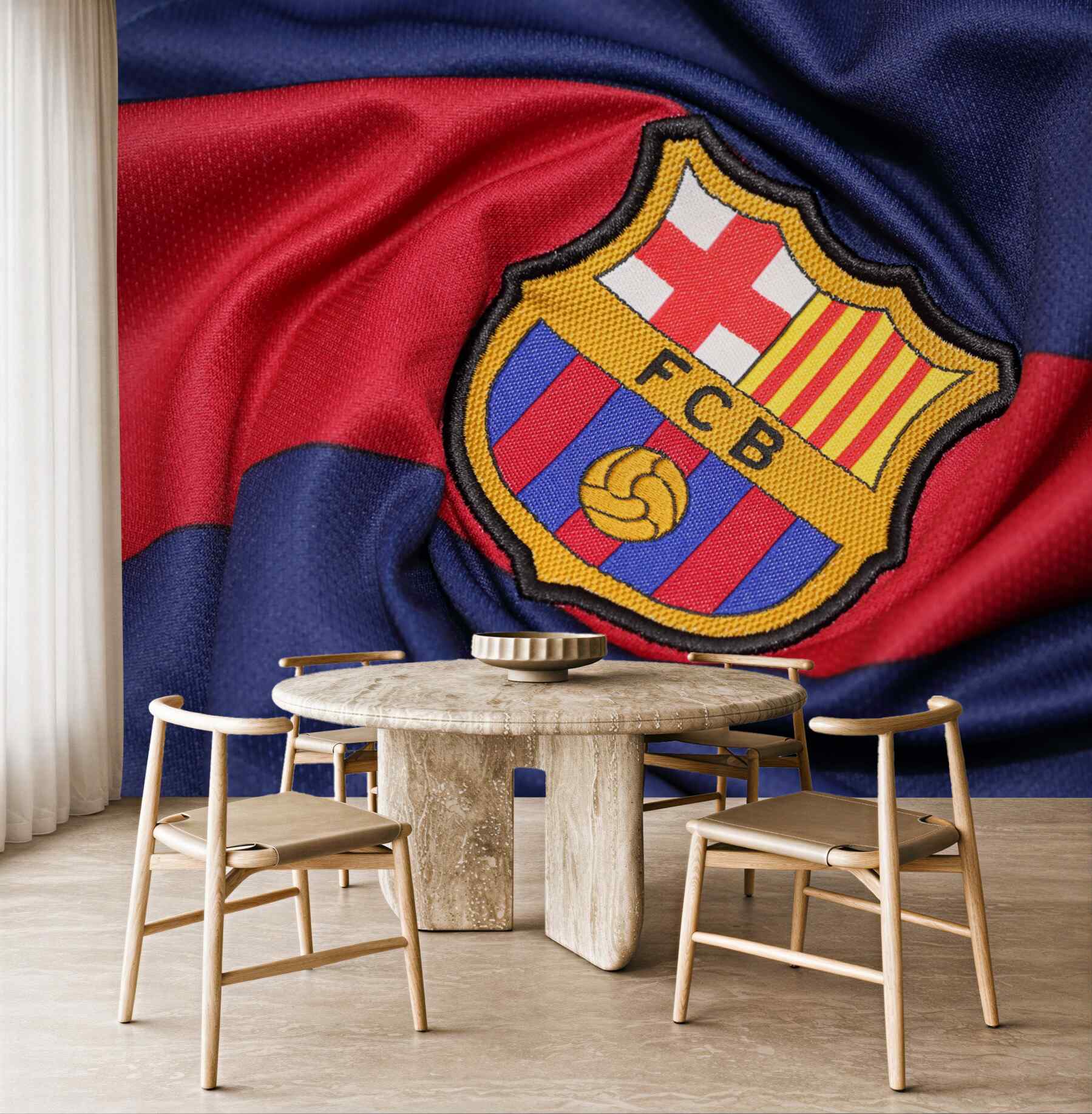 Fototapeta godło klubu piłkarskiego barcelony
