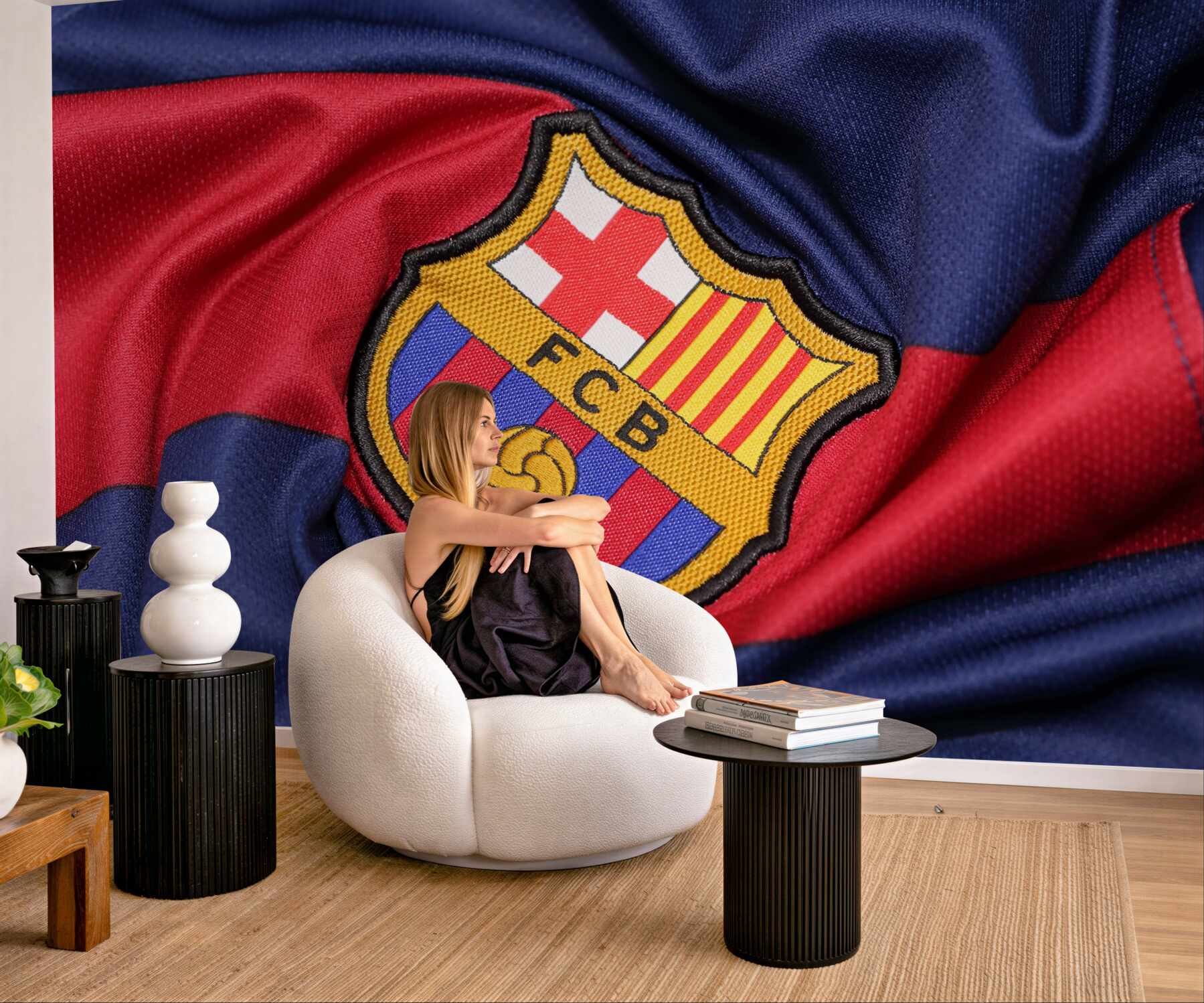 Fototapeta godło klubu piłkarskiego barcelony