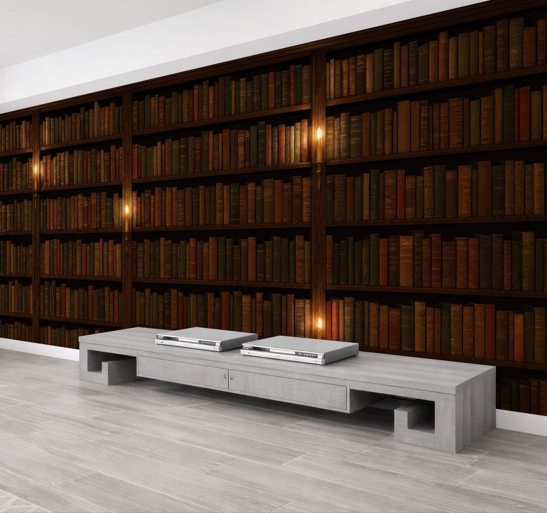 Fototapeta klimatyczna biblioteka z książkami