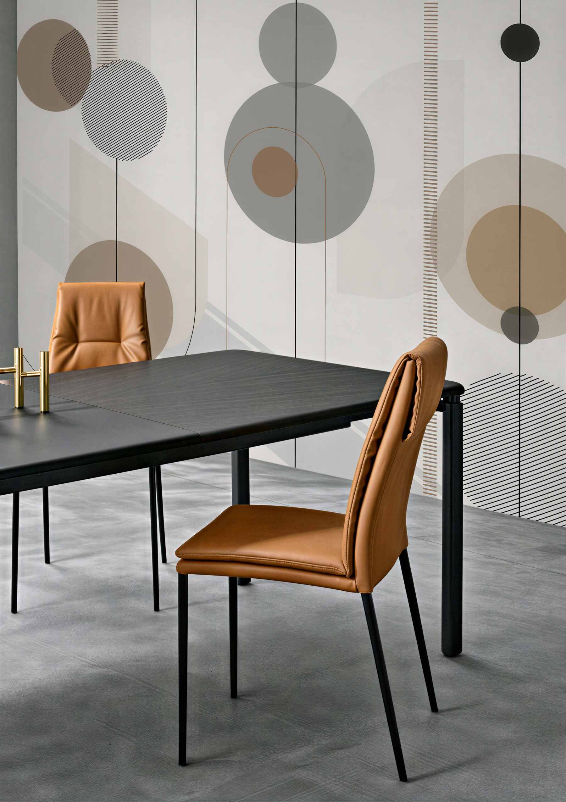 Fototapeta minimalistyczna geometria w beżowych tonach
