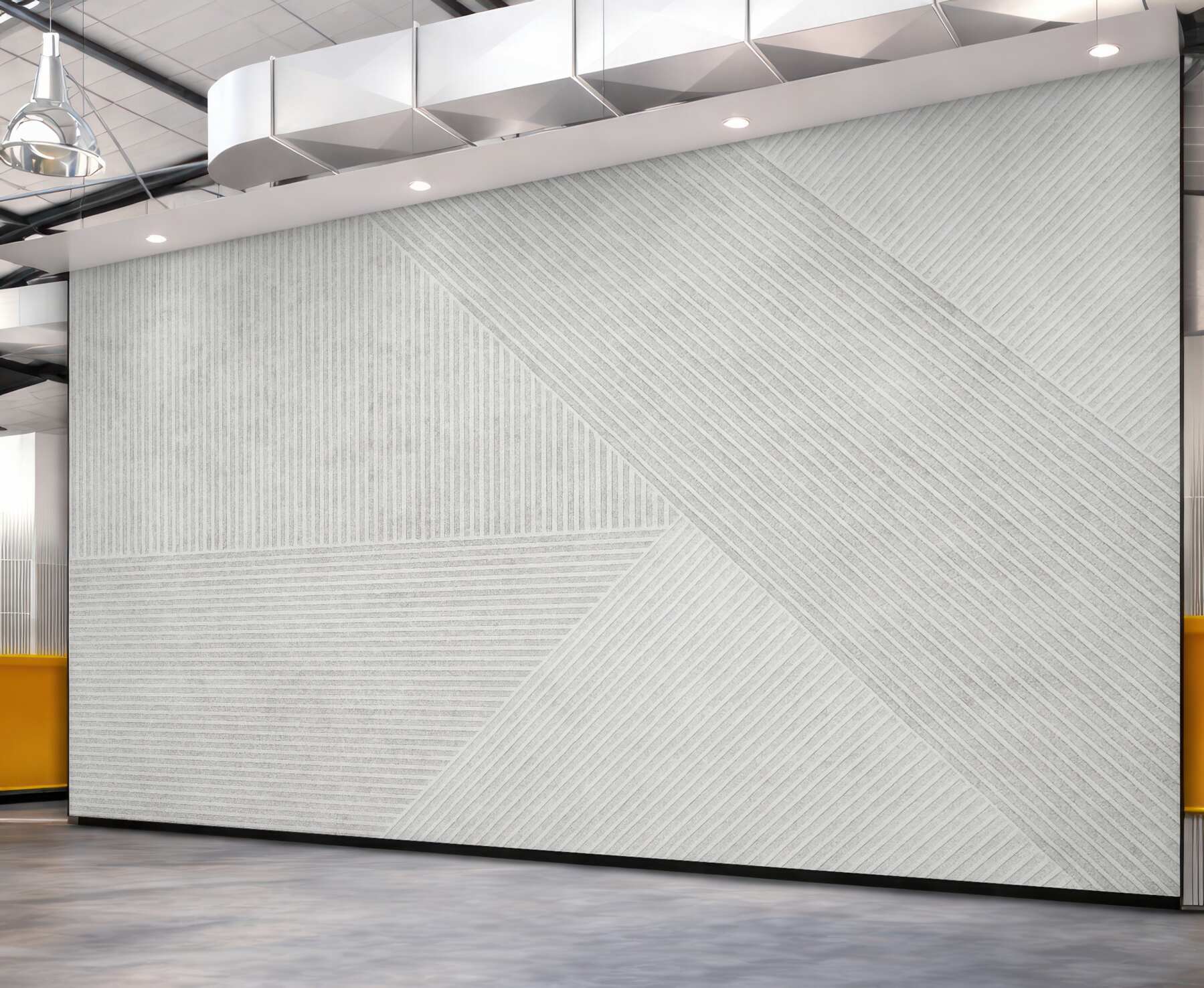 Fototapeta subtelna geometria w beżowych liniach