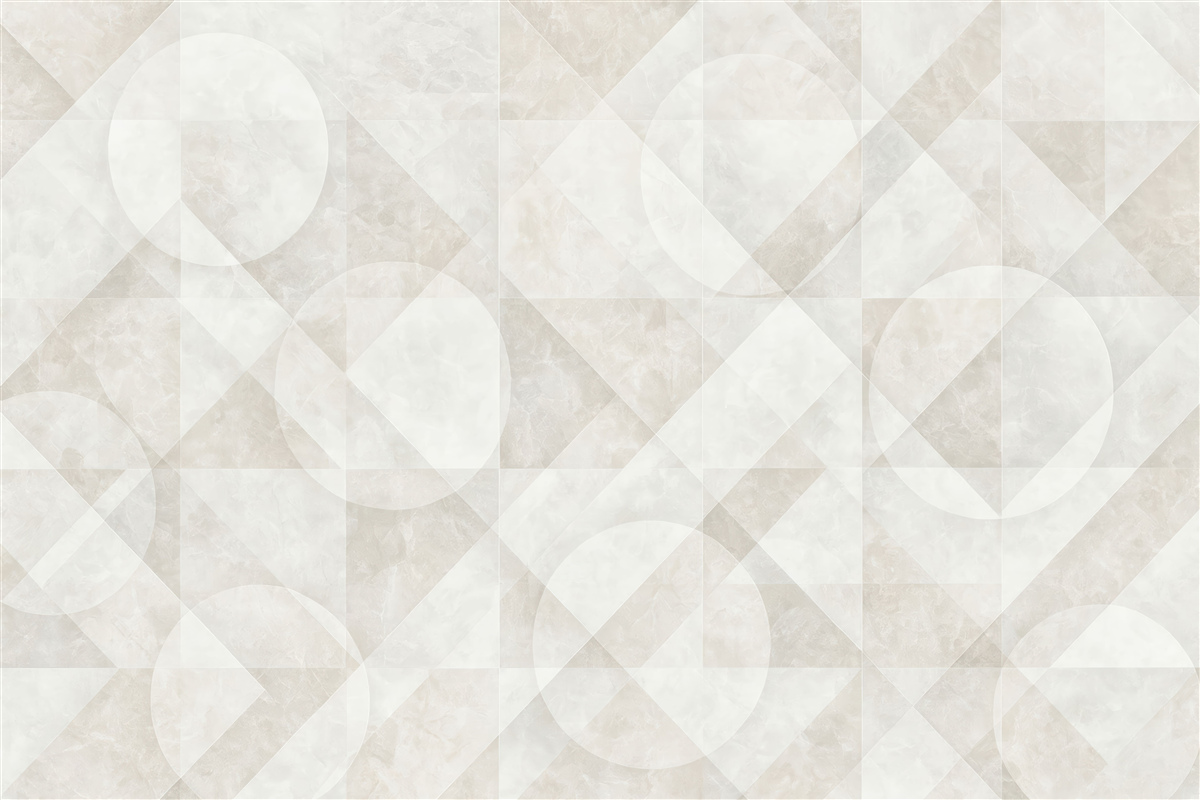 Fototapeta jasna mozaika geometryczna z kołami