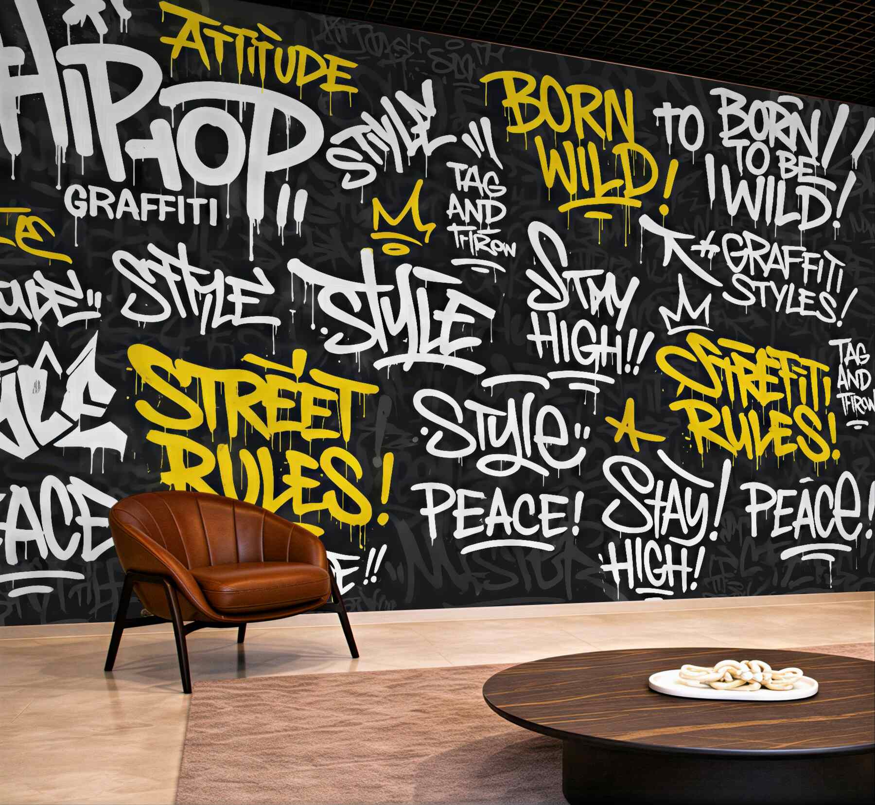 Fototapeta hip-hopowy graffiti styl uliczny