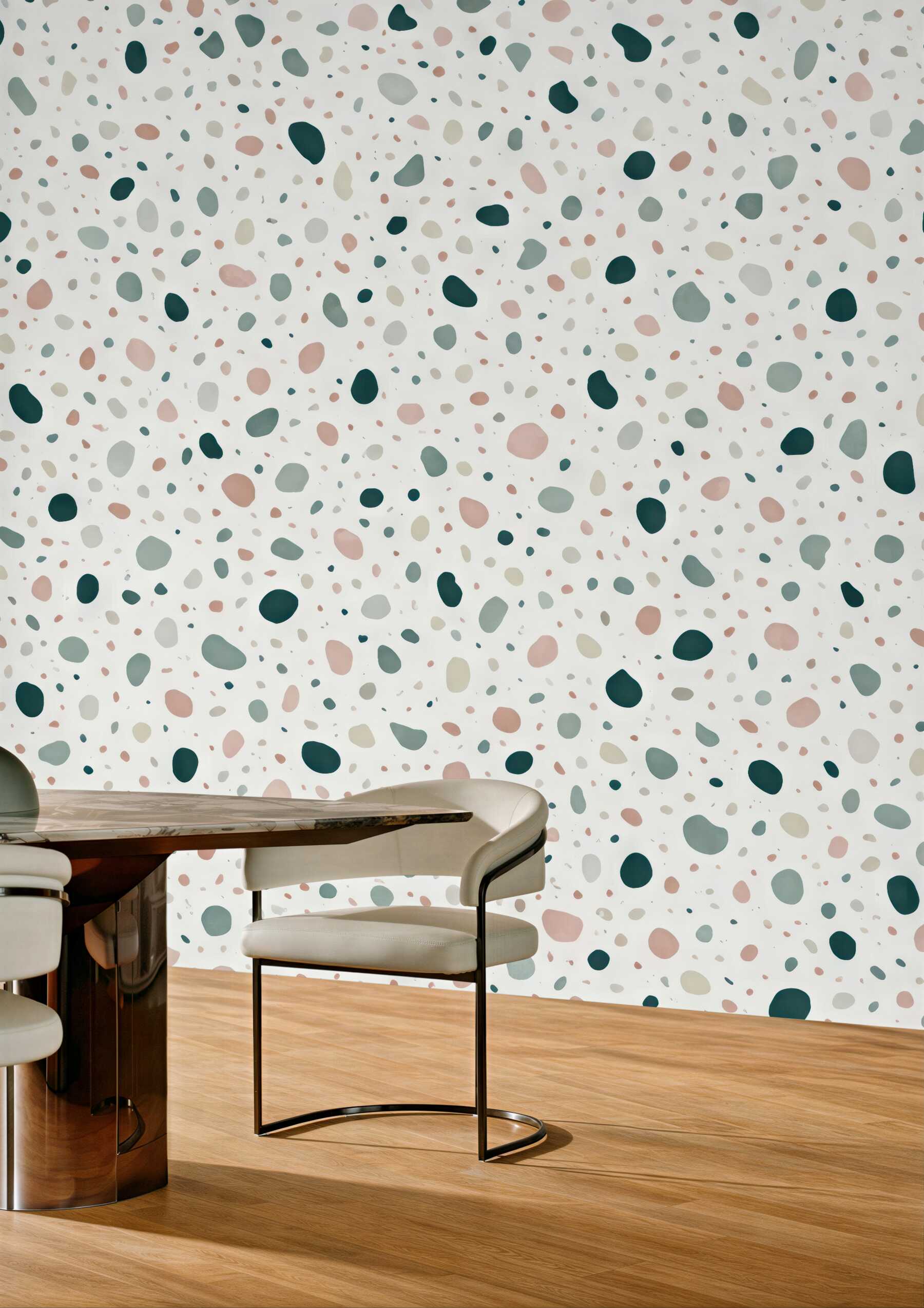 Fototapeta pastelowe terrazzo w subtelnym stylu