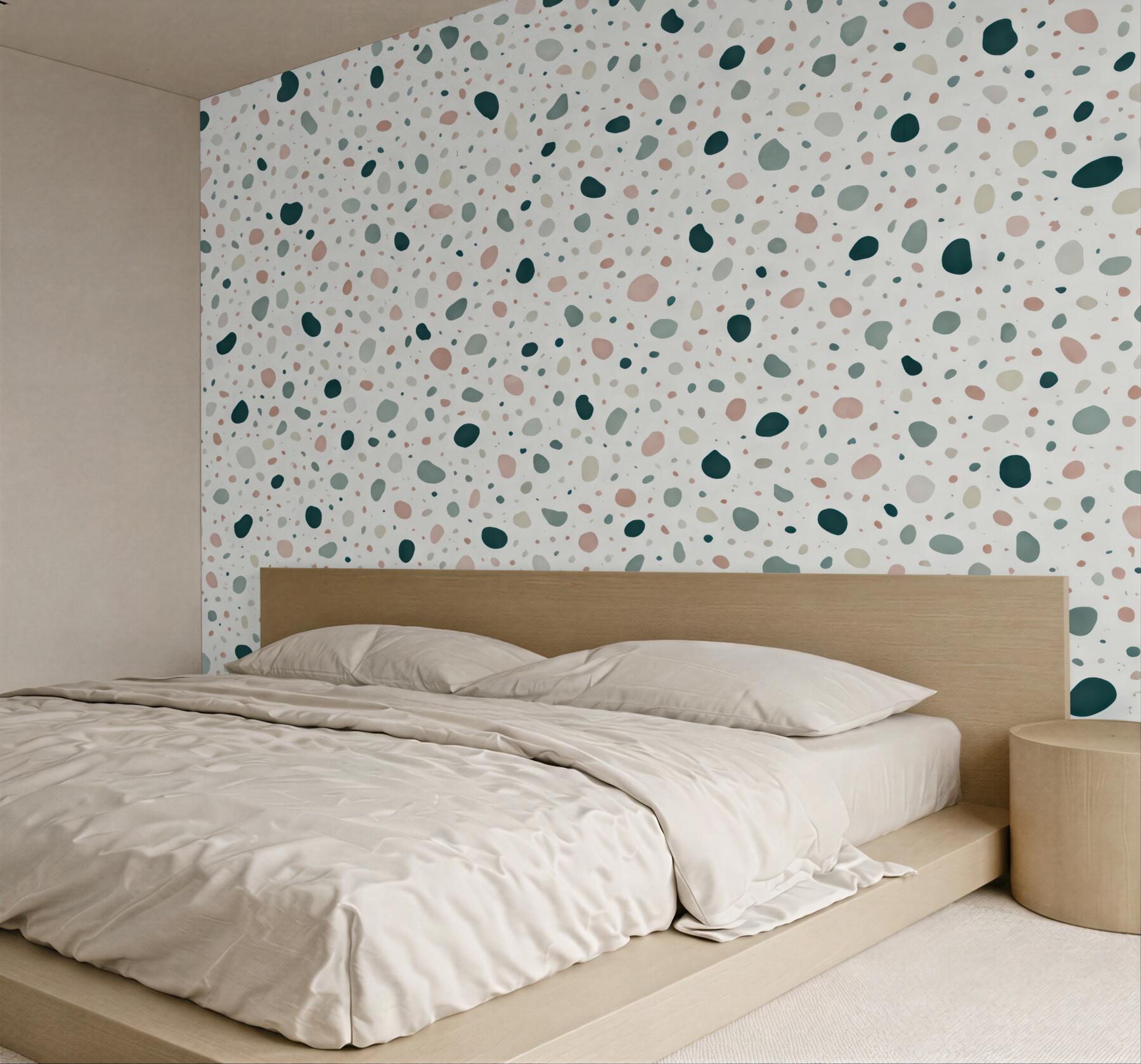 Fototapeta pastelowe terrazzo w subtelnym stylu