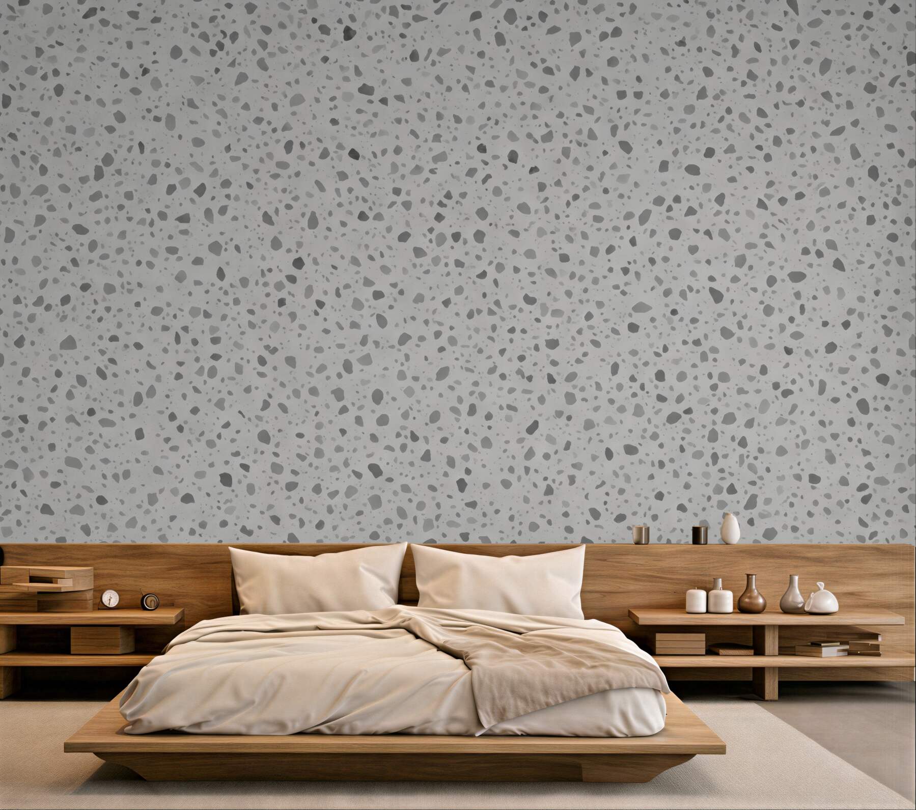 Fototapeta szare terrazzo w nowoczesnym stylu