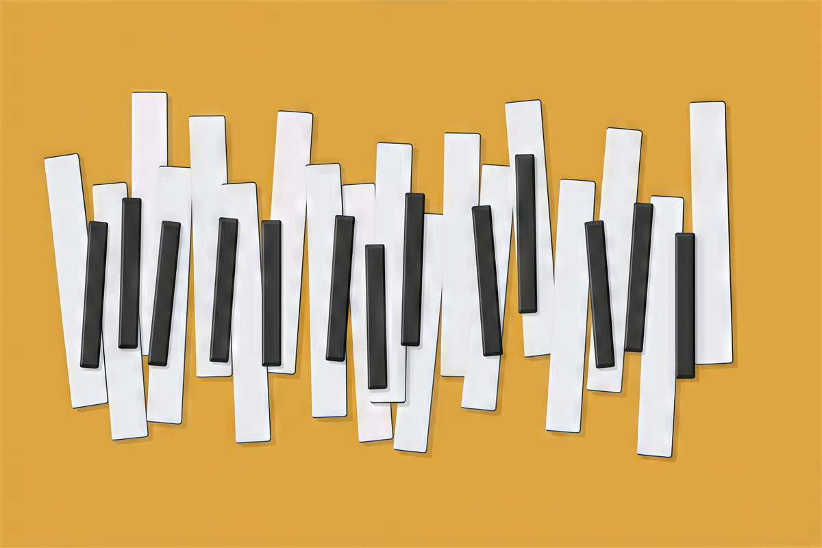 Fototapeta geometryczna abstrakcja w czerni i bieli