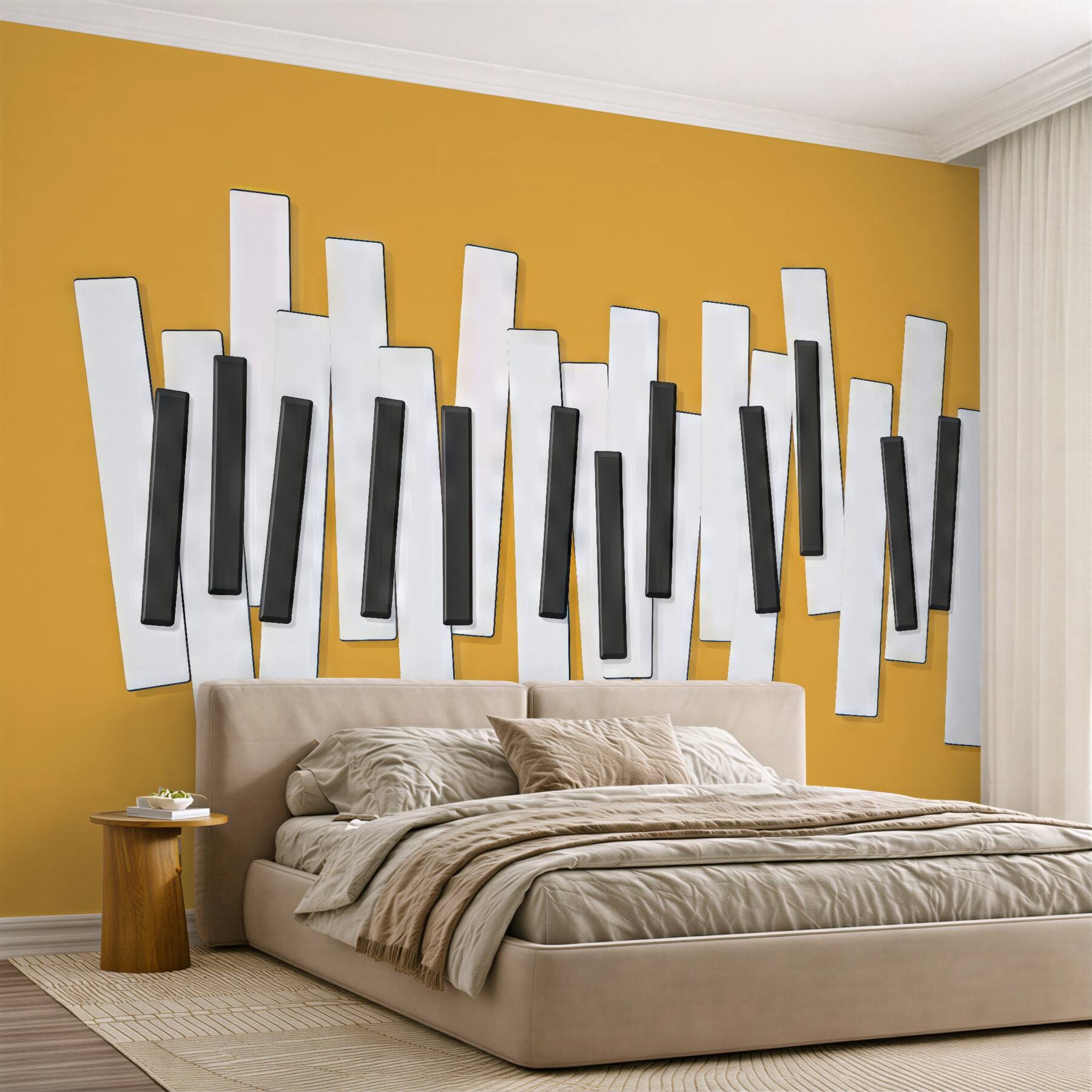 Fototapeta geometryczna abstrakcja w czerni i bieli