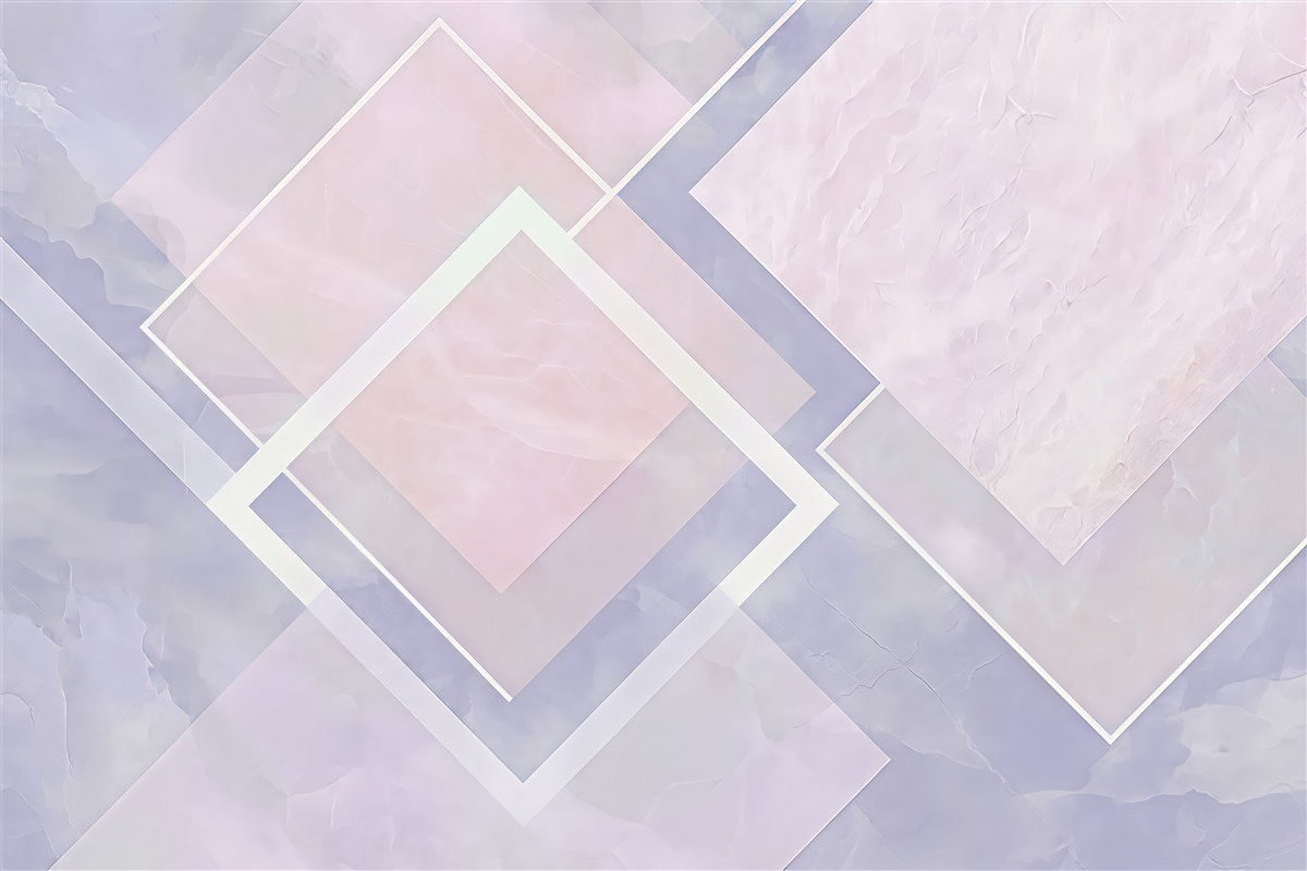 Fototapeta pastelowa geometryczna harmonia