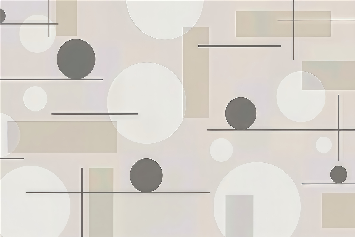 Fototapeta minimalistyczna geometria w beżach