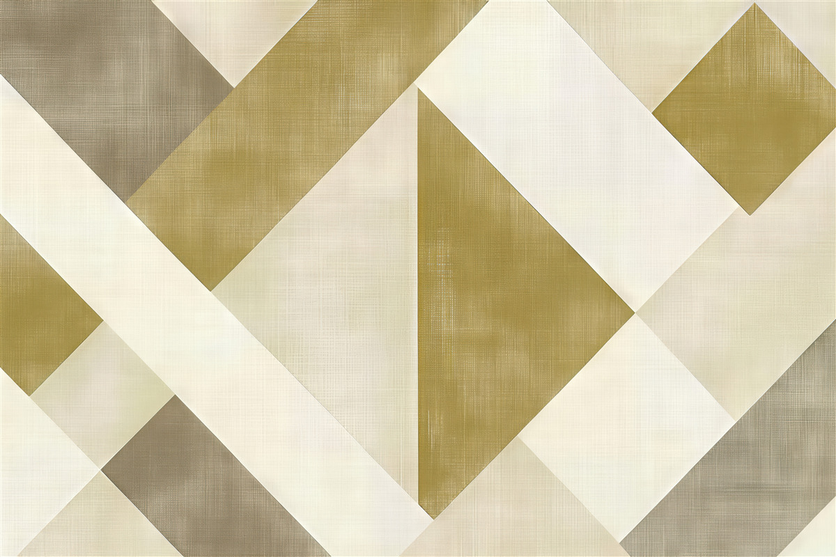 Fototapeta beżowa geometria eleganckiego spokoju