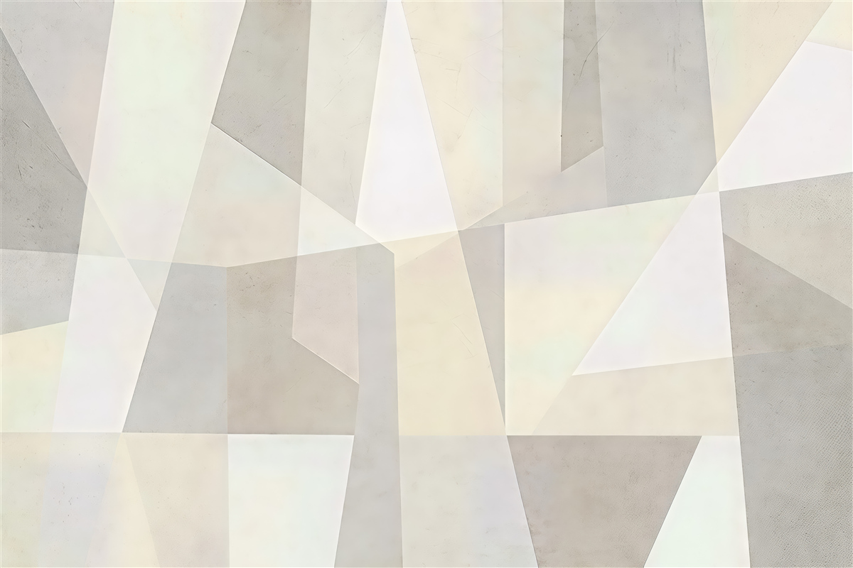 Fototapeta subtelna geometryczna mozaika w beżach