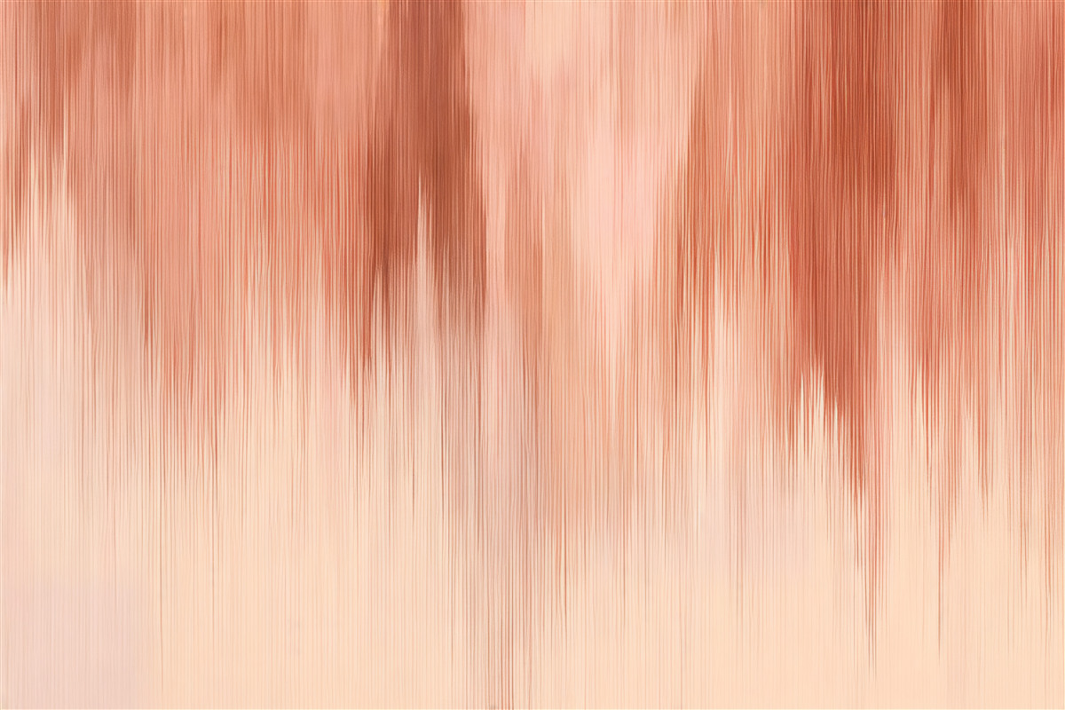 Fototapeta koralowa abstrakcja z delikatnym rytmem