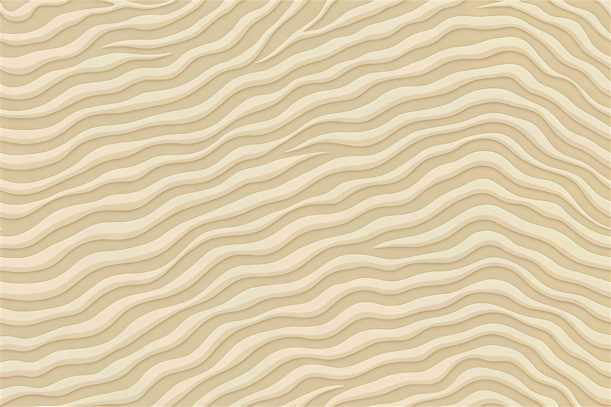 Fototapeta beżowe falujące linie 3d