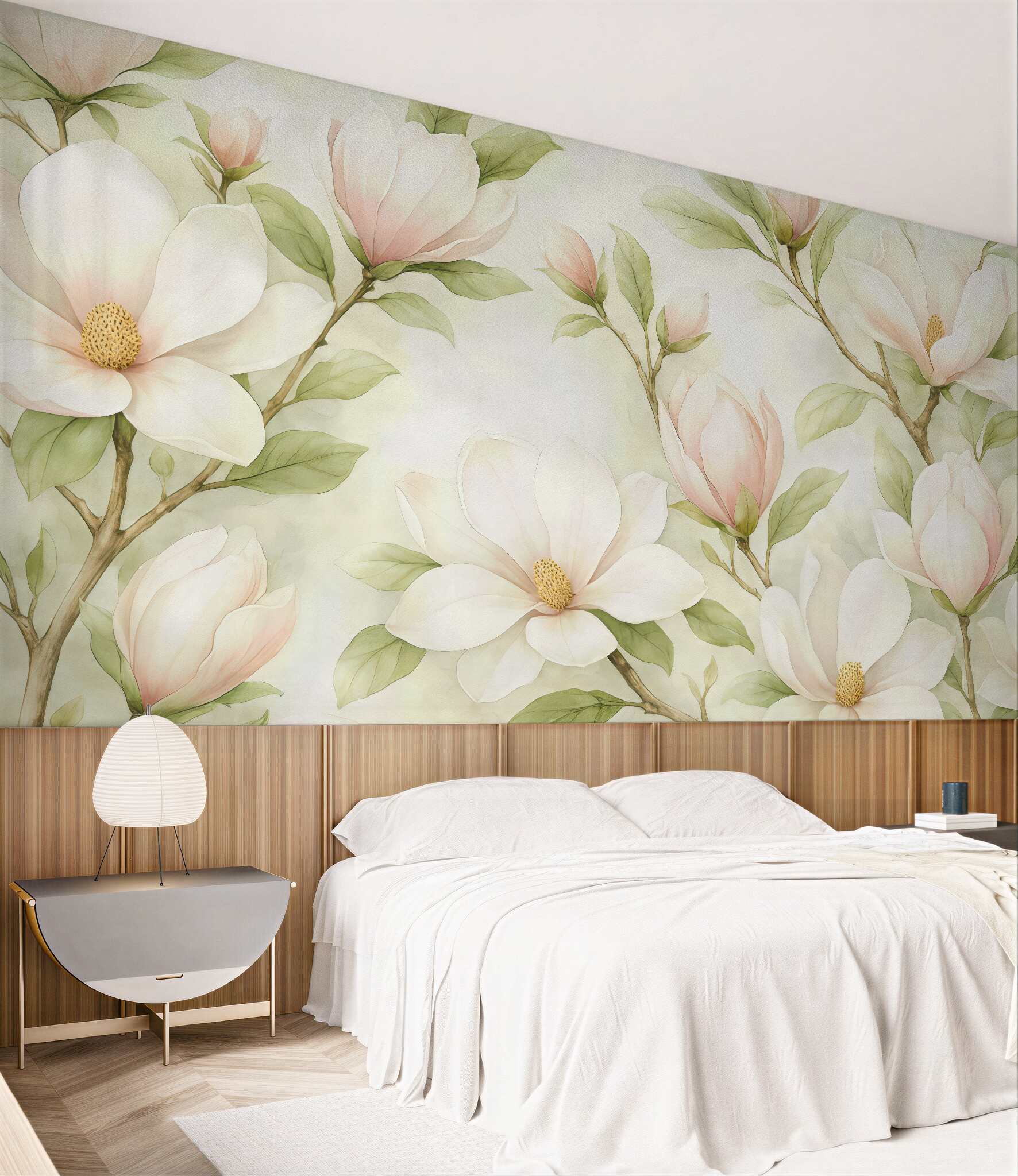 Fototapeta pastelowe magnolie w wiosennym blasku