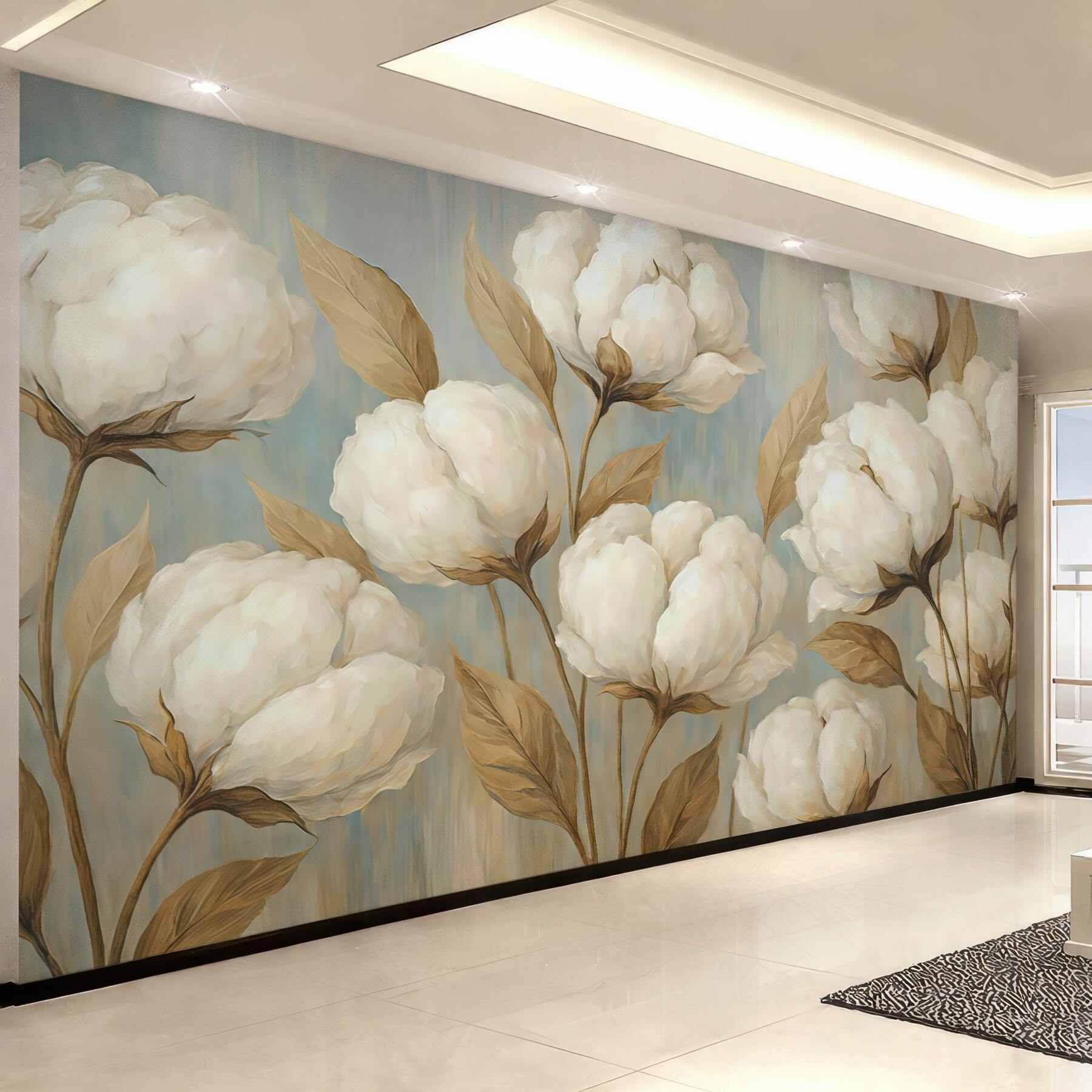 Fototapeta kremowe magnolie w subtelnej harmonii