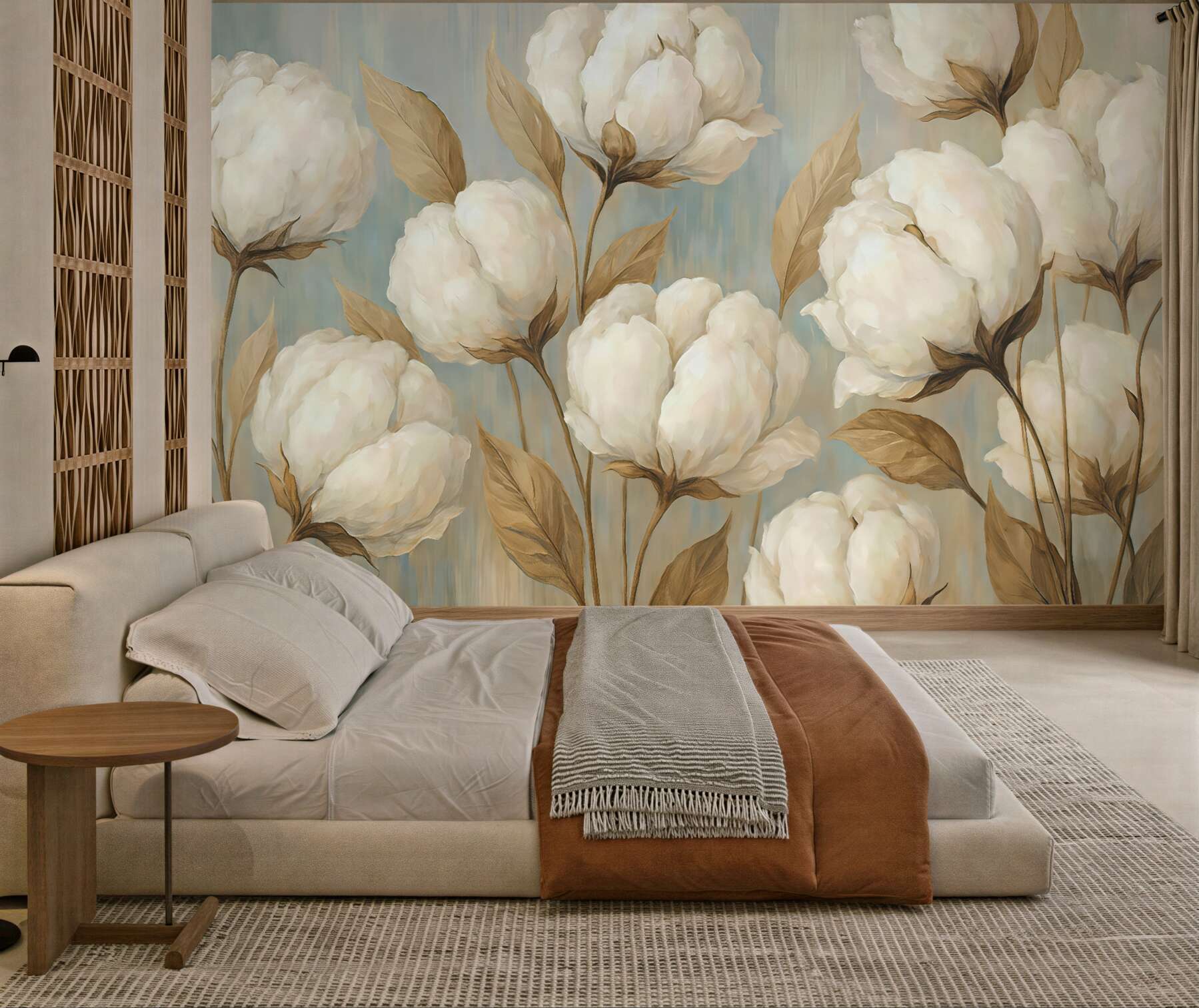 Fototapeta kremowe magnolie w subtelnej harmonii
