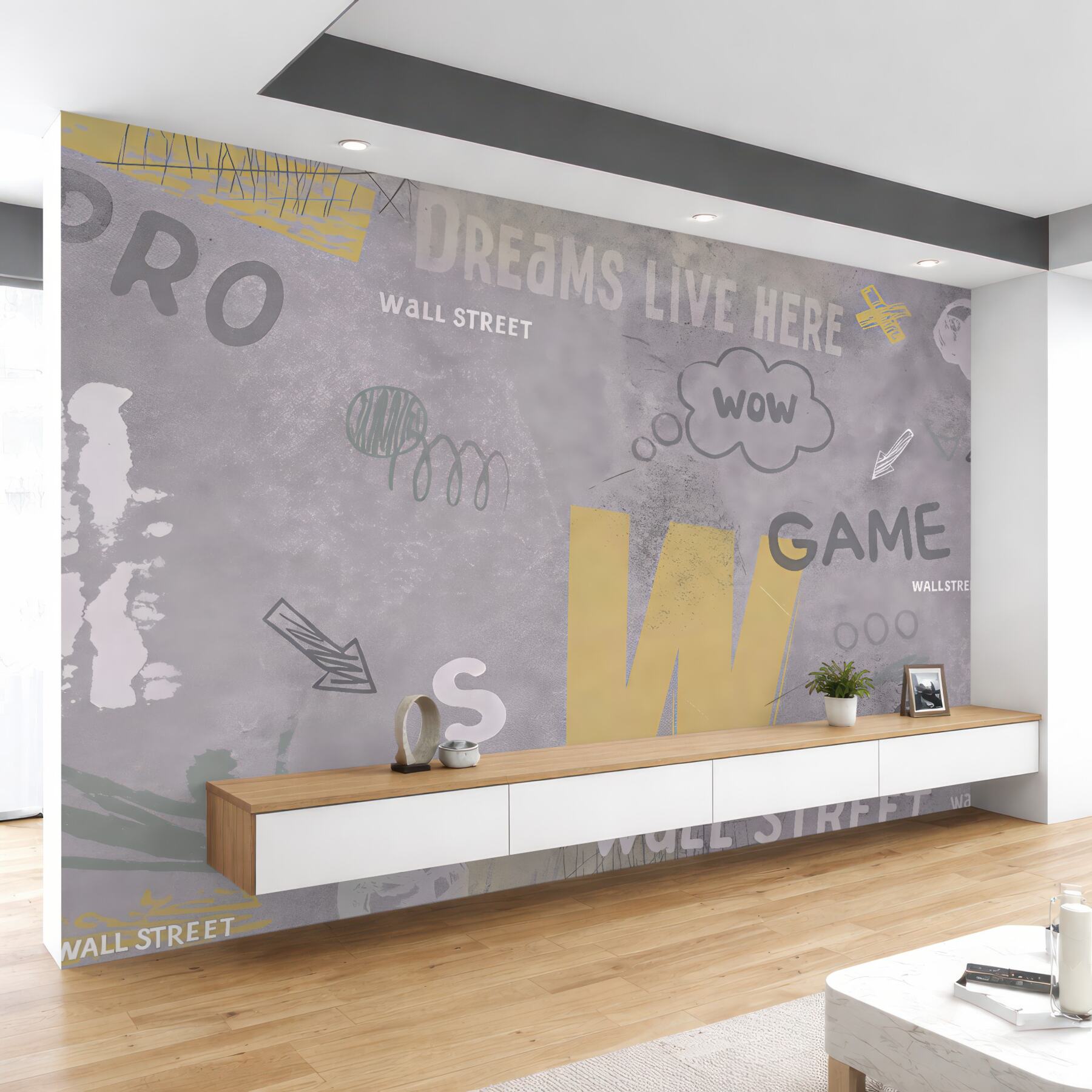 Fototapeta młodzieżowy napis game w stylu streetwear