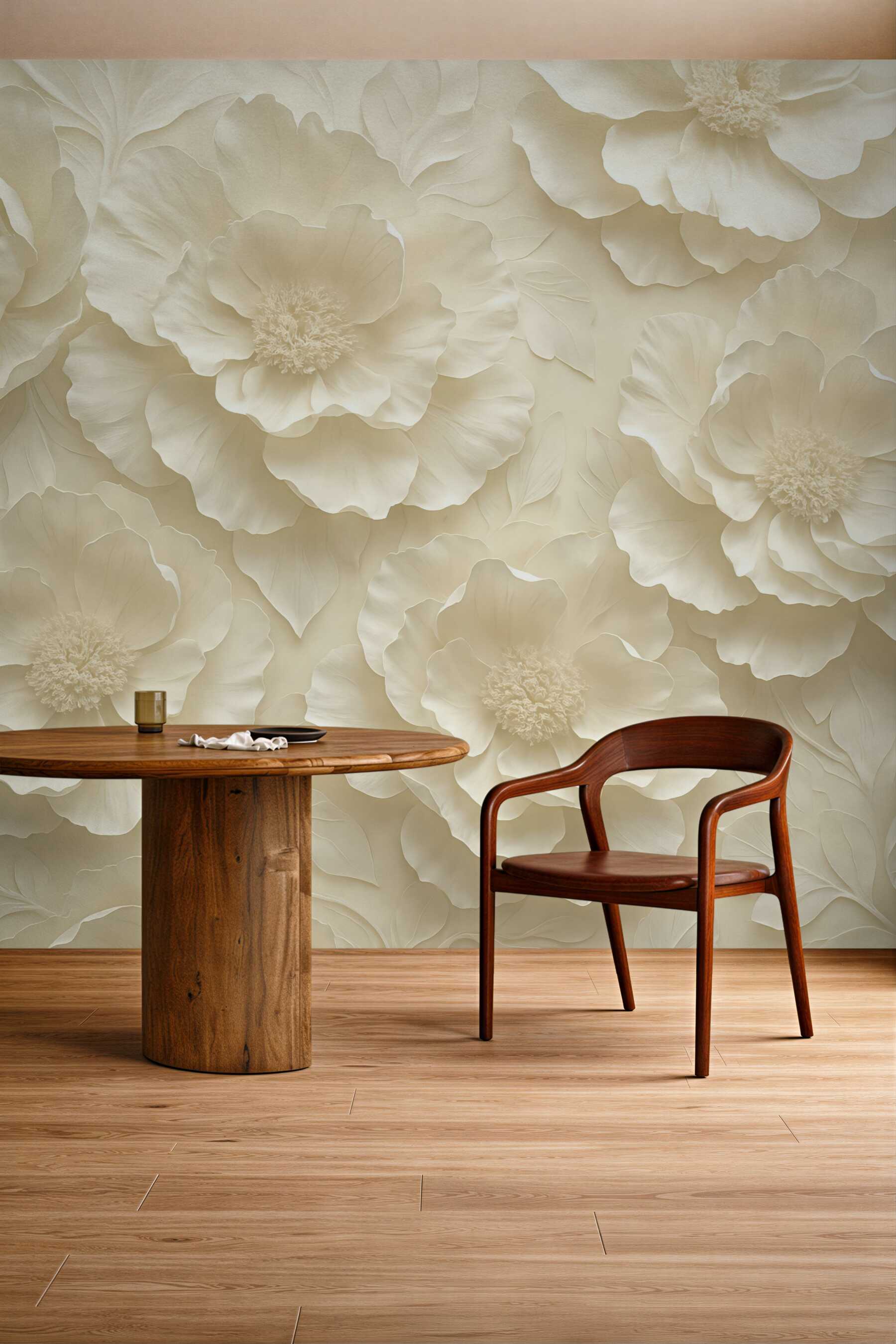 Fototapeta kremowe peonie w subtelnej elegancji
