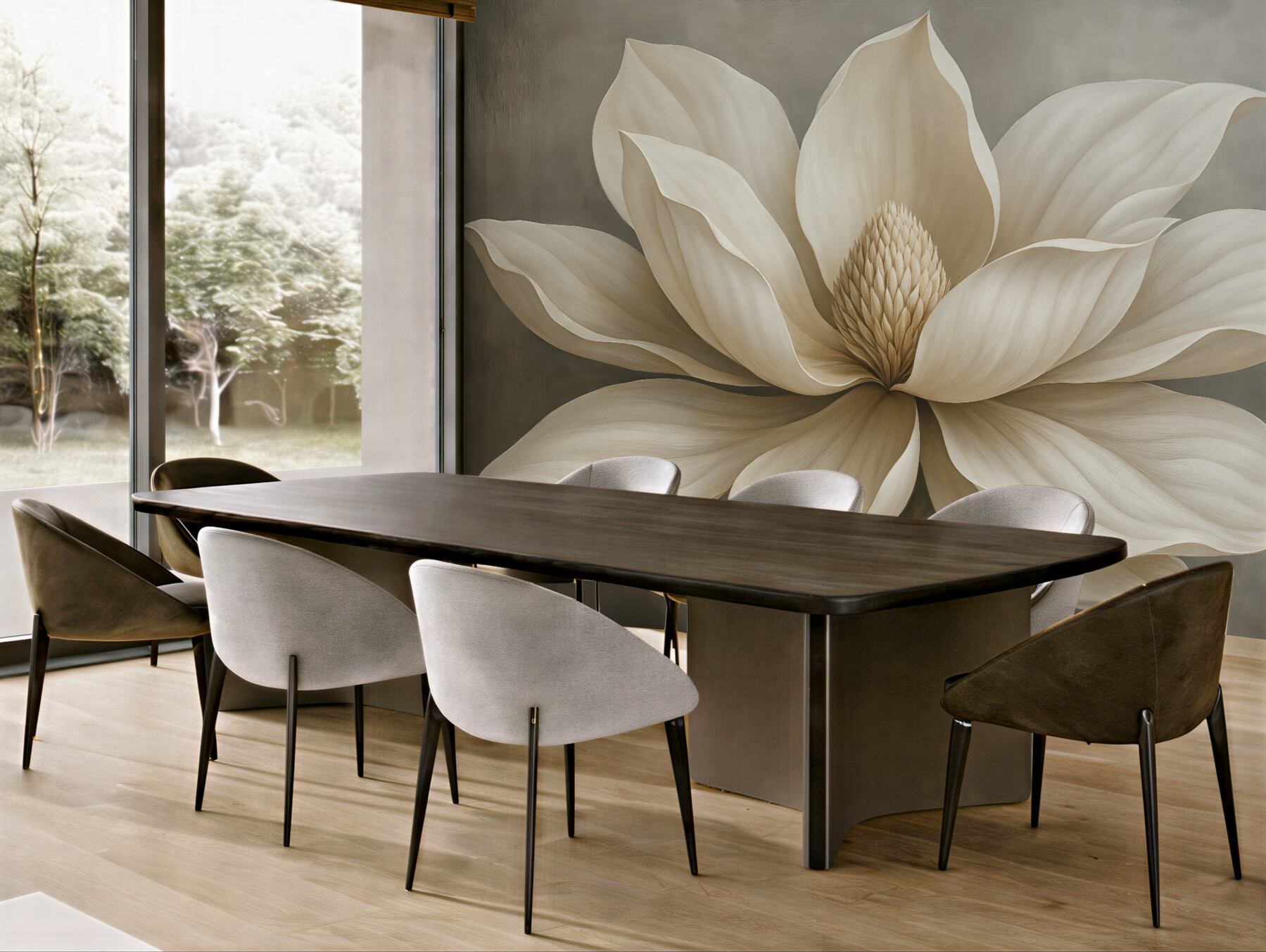 Fototapeta elegancka magnolia w zbliżeniu