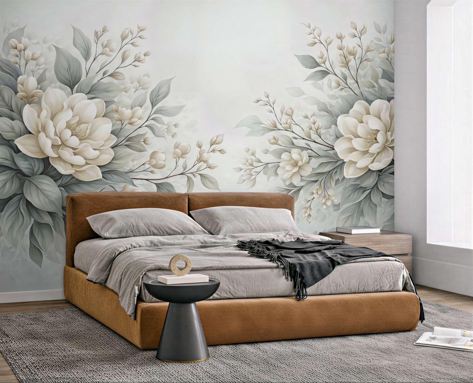 Fototapeta subtelne kremowe magnolie