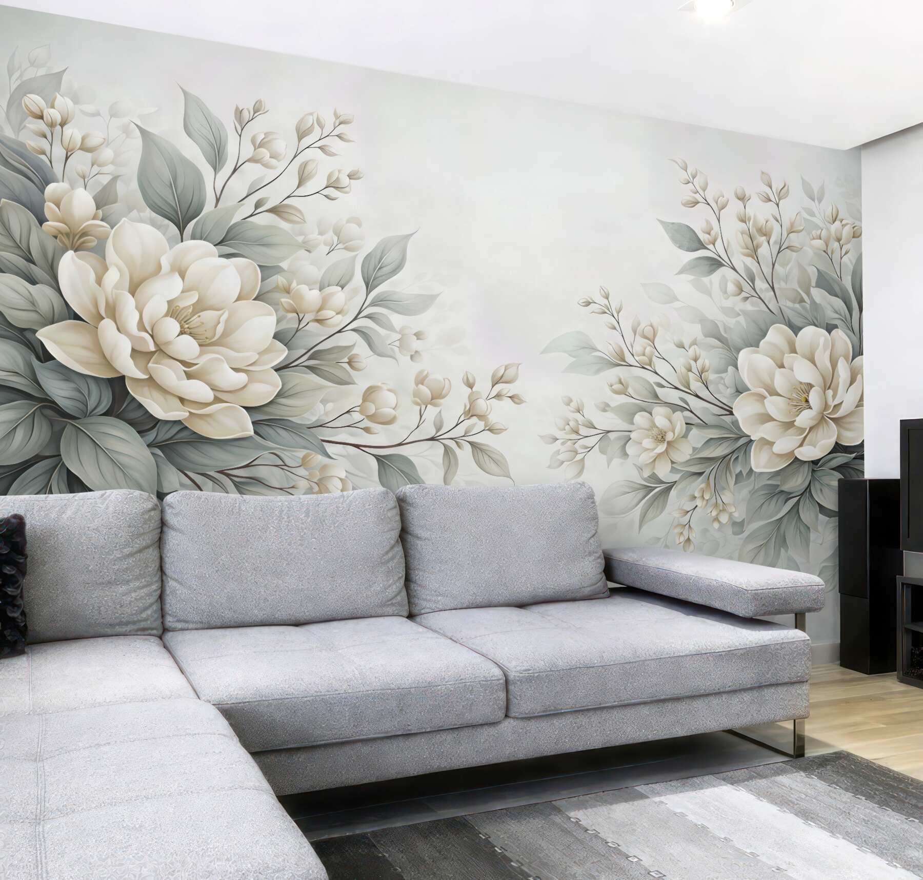 Fototapeta subtelne kremowe magnolie