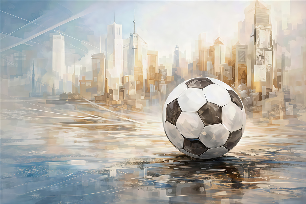 Fototapeta miejska pasja futbolu