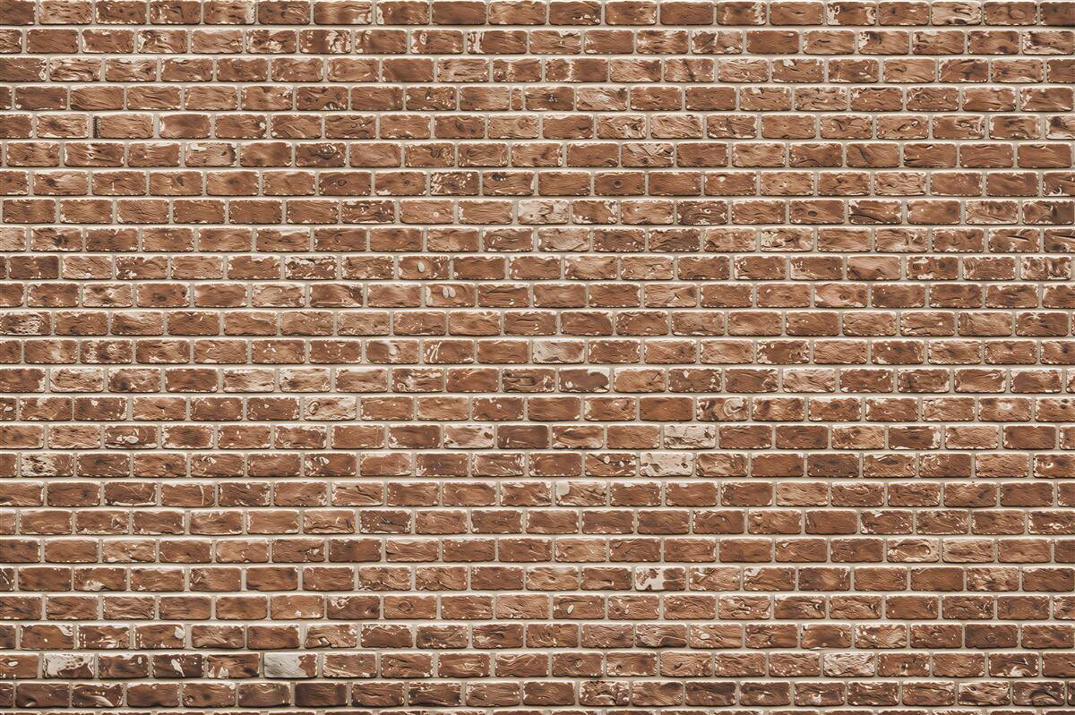 Fototapeta ceglana ściana brązowa rustykalna w stylu loftowym