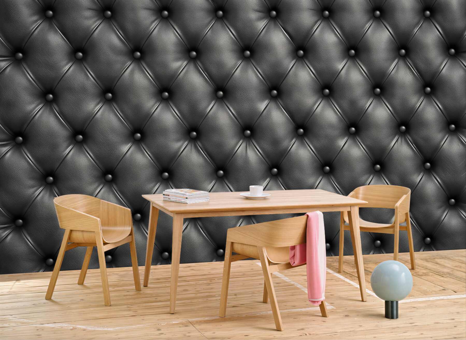 Fototapeta pikowana skóra czarna elegancka w stylu glamour
