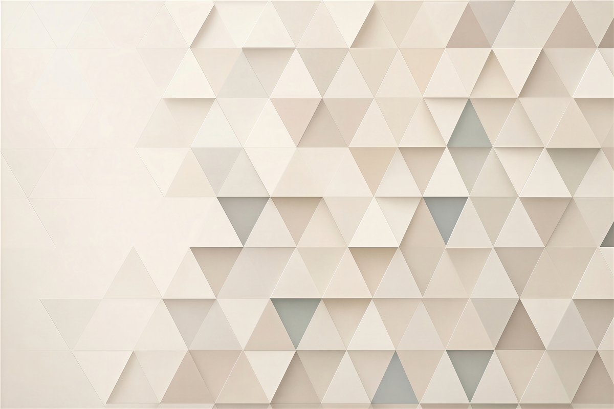 Fototapeta geometryczne trójkąty beżowe nowoczesny efekt 3D
