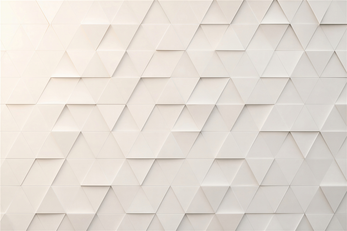 Fototapeta geometryczne trójkąty 3D beżowe nowoczesna abstrakcja