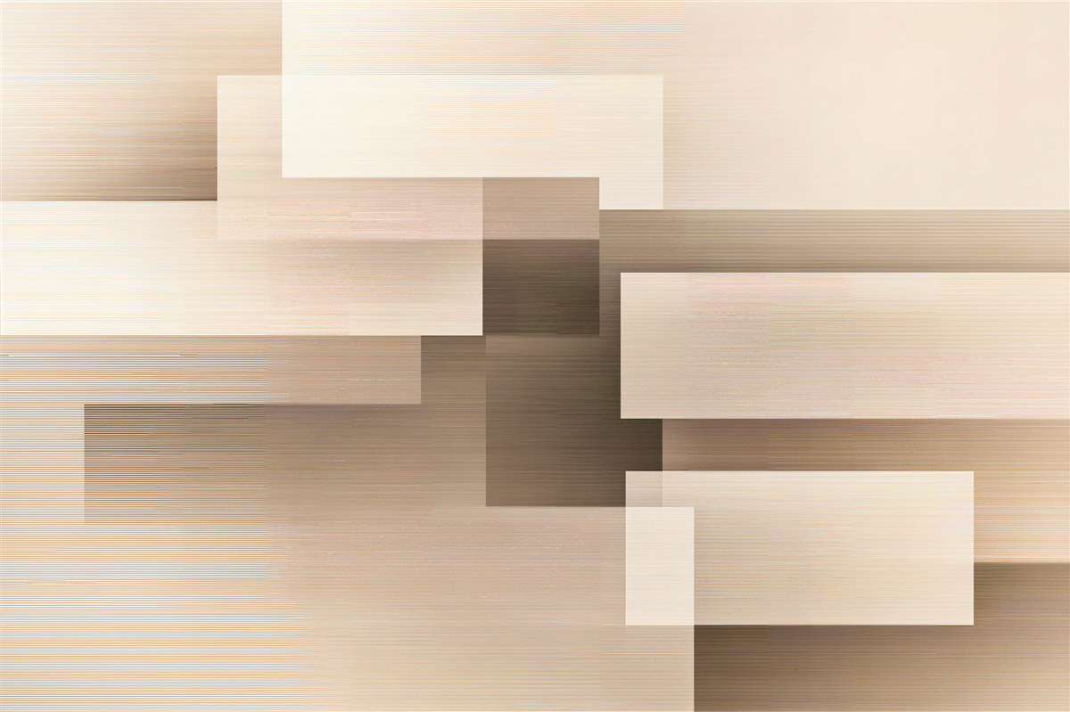 Fototapeta abstrakcyjne geometryczne prostokąty beżowe nowoczesne