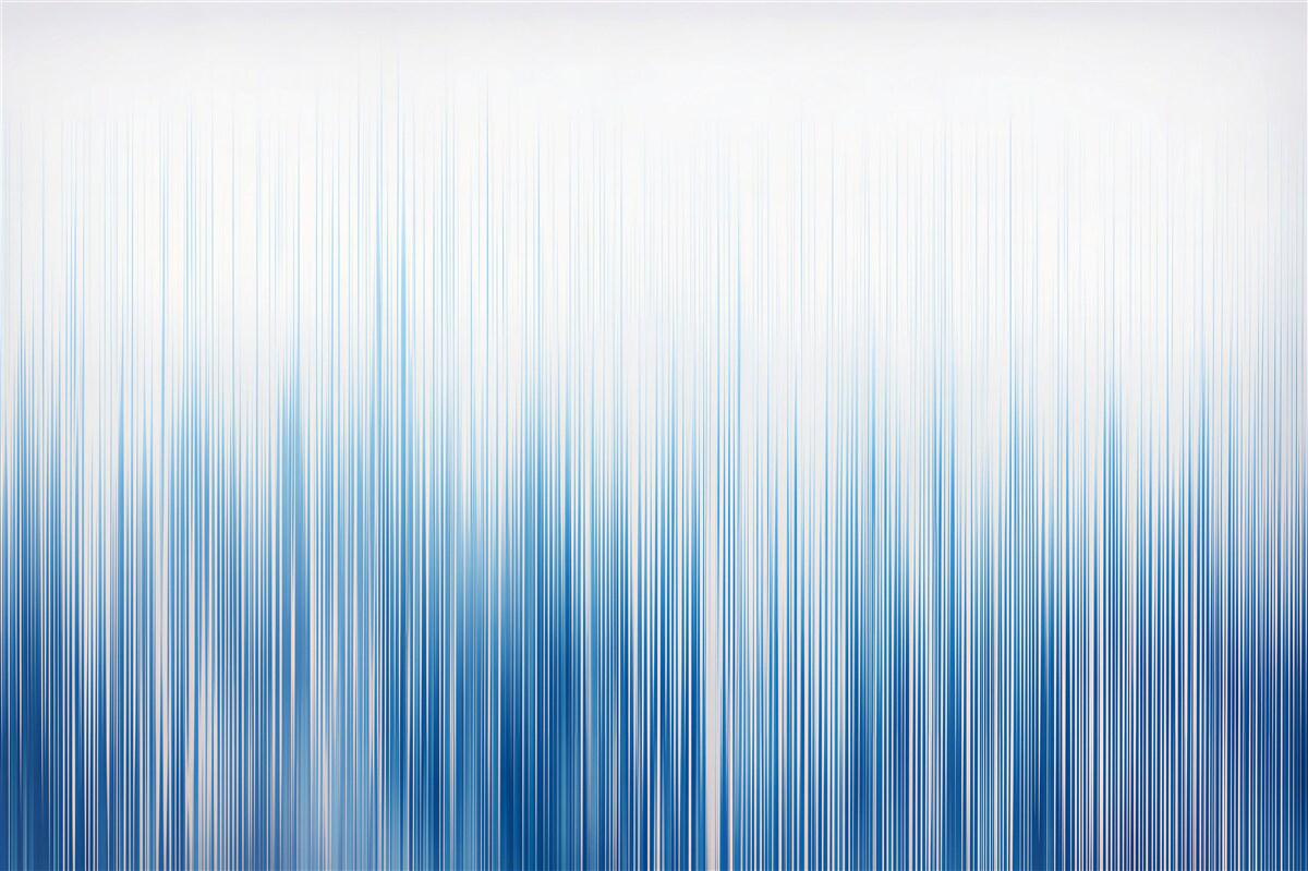 Fototapeta abstrakcyjne pionowe linie niebieski gradient do nowoczesnego wnętrza